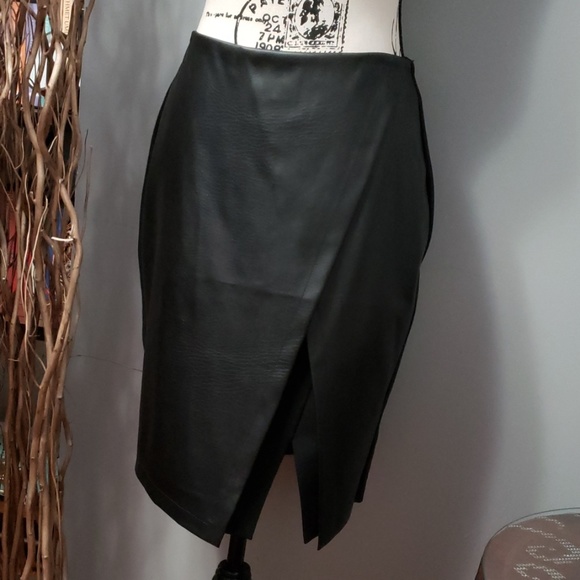 White House Black Market Dresses & Skirts - White House Black Market  leather skirt